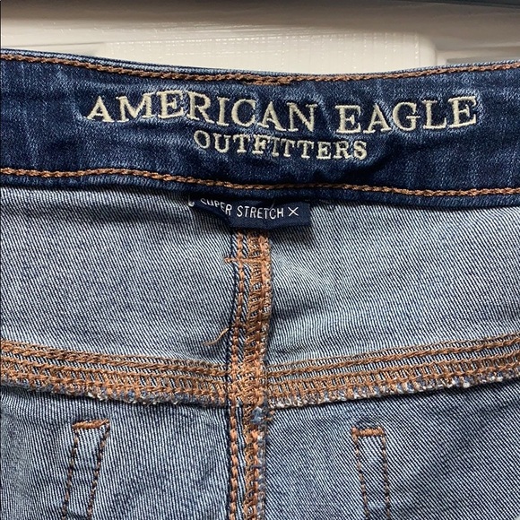 American Eagle Super Stretch Ripped Skinny Jeans - Picture 1 of 4